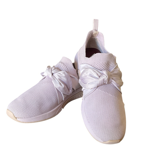 Skechers Mark Nason Debbie modern jogger Sneakers lavender w/ Bow Accent Sz 6.5 - Picture 4 of 12